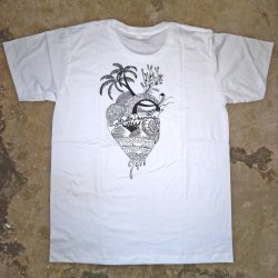 Saltwater Dreaming T Shirt Heart of the Sea  White (เสื้อ Saltwater สีขาว)