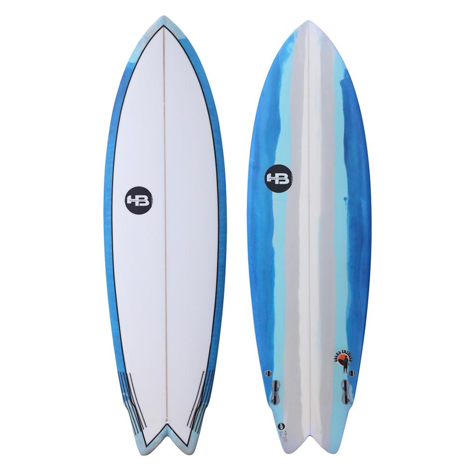 Hot Buttered So Cal Twinzer Surfboard - 5'11 (epoxy)