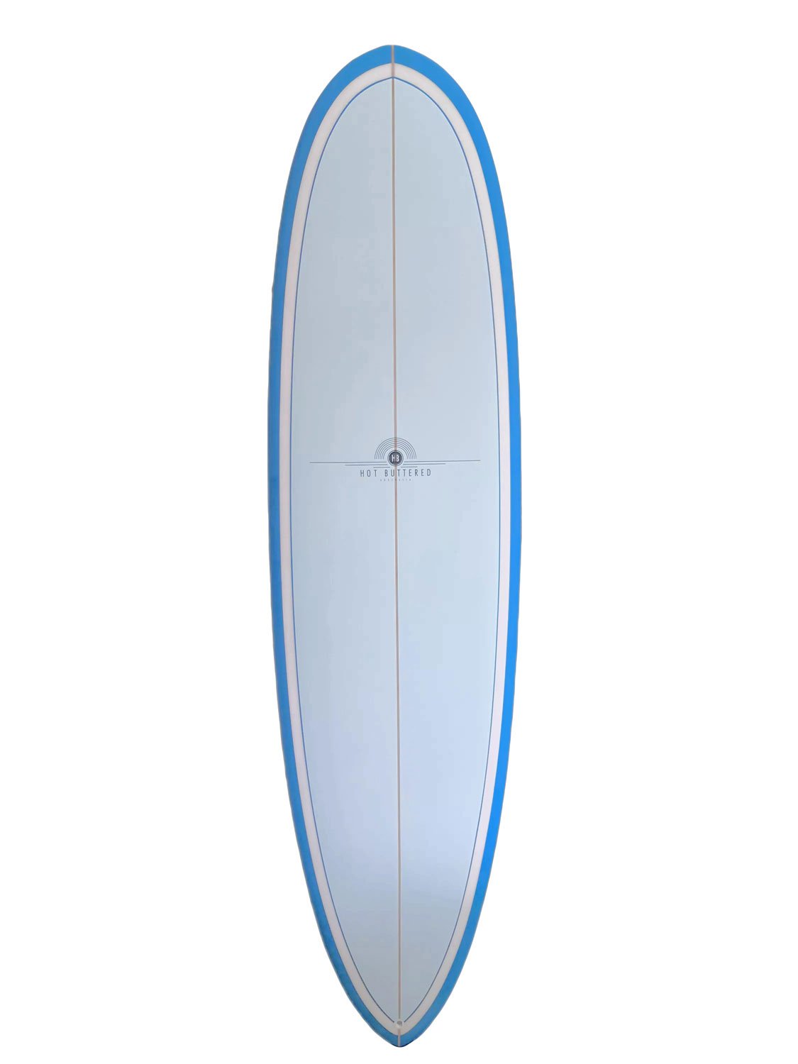 Hot Buttered T-Drop Malibu Surfboard 7'4