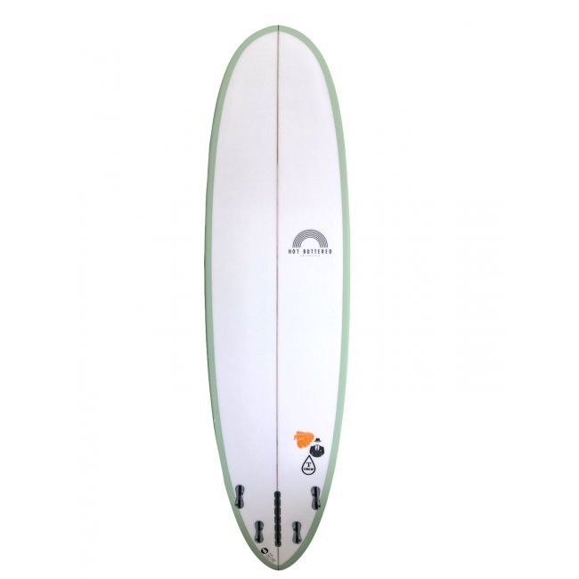 Hot Buttered T-Drop Malibu Surfboard 7'4