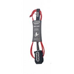 Pump  10.0 x 7mm Premium Surfboard Leash Red