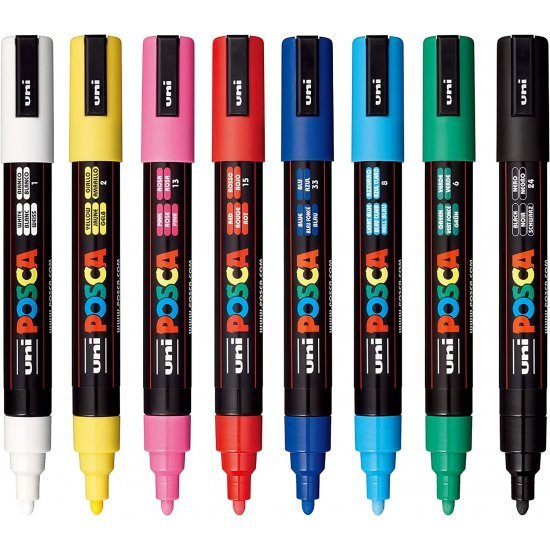 Posca Paint Pen 5M 8 pack