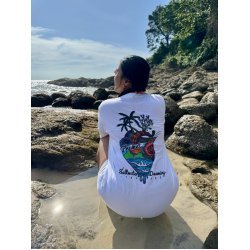 Saltwater Dreaming T Shirt Heart Of The Sea 2 White (เสื้อยืดสีขาว โลโก้ Surf Water Dreaming)