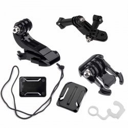 Action Camera Bag of Mounts and Parts