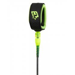 Creatures of Leisure  6.0 Reliance Pro Surfboard Leash Black/Lime