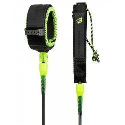 Creatures of Leisure  6.0 Reliance Pro Surfboard Leash Black/Lime