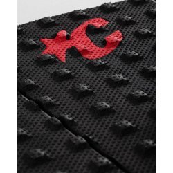 Creatures of Leisure  Mick Fanning LITE Traction Pad  Black Red Surfboard Traction