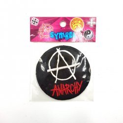 Iron on Embroidered Patch Anarchy (เหล็กบนแพทช์ปักอนาธิปไตย)