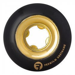 Ricta Chrome Core Black Gold 99a Skateboard Wheels 52mm