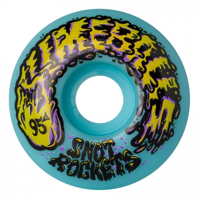 Slime Balls 53mm Snot Rockets Pastel Blue 95a Slime Balls Skateboard Wheels