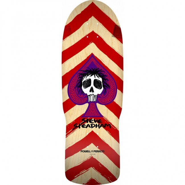 Powell Peralta Old School Ripper 10 Natural/Blue Skateboard Deck