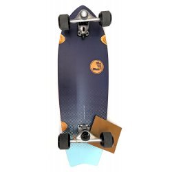 Slide SurfSkate Board   32 inch Fish Indigo Fade Complete